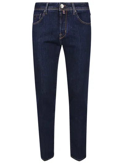 Jacob Cohen Slim-fit Blue Denim Jeans With Tailored Silhouette