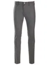 Jacob Cohen Dogtooth-pattern Trousers In Grey