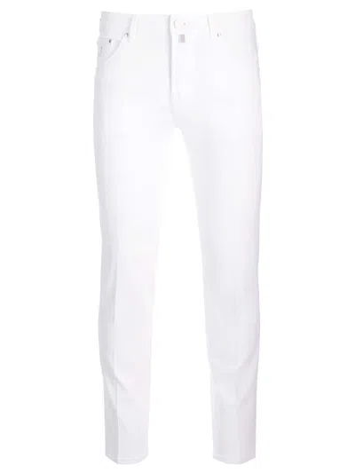Jacob Cohen Slim Fit Bull Denim Jeans In White