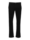 Jacob Cohen Slim-fit Chino Trousers In Black