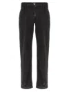 Jacob Cohen Corduroy Trousers With Front And Back Pockets In Black