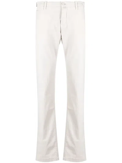 Jacob Cohen Slim-fit Cotton Chinos In Neutrals