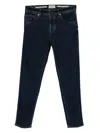 Jacob Cohen Tailored Cropped Denim Trousers In Blue