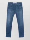 Jacob Cohen Slim Faded Effect Jeans With Belt Loops