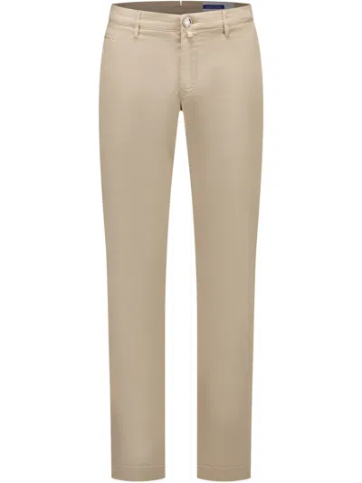 Jacob Cohen Logo Plaque Straight-leg Trousers