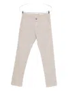 Jacob Cohen Slim Waist Denim Trousers With Pockets In Gray