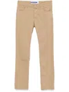 Jacob Cohen Slim Fit Denim Trousers In Beige