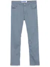 Jacob Cohen Men Slim Fit "bard" 5-pocket Trousers In Clear Blue