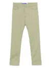 Jacob Cohen Slim Fit Denim Trousers In Green