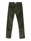 Jacob Cohen Tailored Denim Trousers Five Pockets In Green