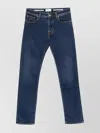 Jacob Cohen Slim Fit Denim Jeans With Belt Loops In Blue