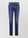 Jacob Cohen Slim Fit Five Pocket Denim Trousers In Blue