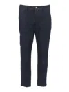 Jacob Cohen Welt-pockets Belt-loops Trousers In Black