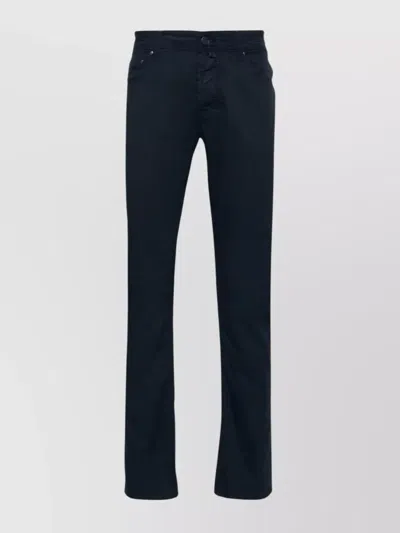 Jacob Cohen Slim Fit Five Pockets Denim Trousers In Blue