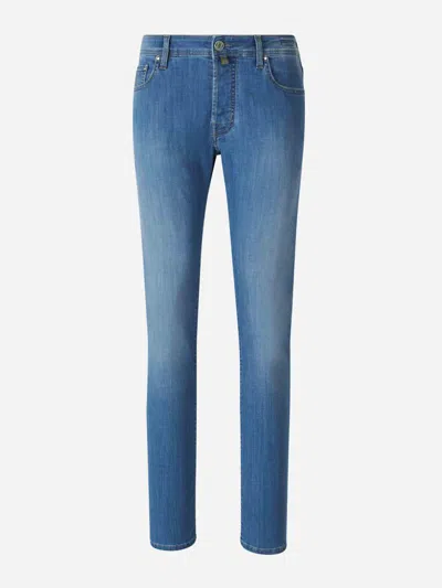 Jacob Cohen Slim Fit Jeans In Blue