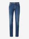 Jacob Cohen Mid-rise Slim-fit Jeans In Blue