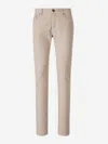 Jacob Cohen Belt-loop Jeans In Beige