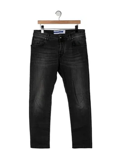 Pre-owned Jacob Cohen Slim Fit Jeans In Black