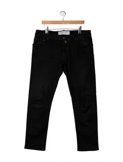 Pre-owned Jacob Cohen Slim Fit Jeans In Black