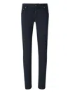 Jacob Cohen Bard Logo Patch Slim-fit Jeans In Blue