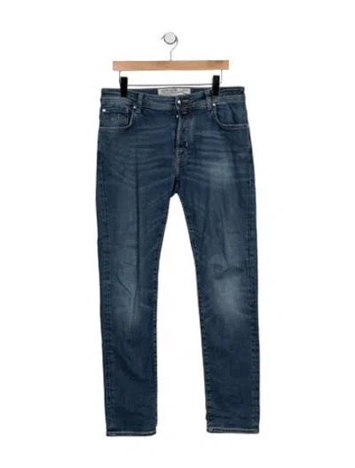 Pre-owned Jacob Cohen Slim Fit Jeans In Blue