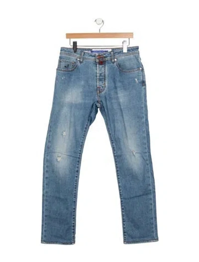 Pre-owned Jacob Cohen Slim Fit Jeans In Blue