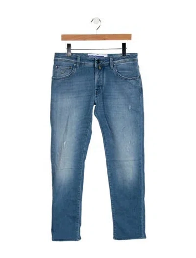 Pre-owned Jacob Cohen Slim Fit Jeans In Blue