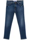 Jacob Cohen Pony-patch Nick Slim Jeans In Blue
