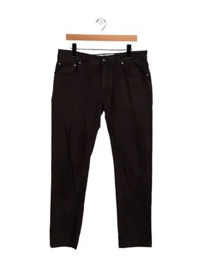 Pre-owned Jacob Cohen Slim Fit Jeans In Brown