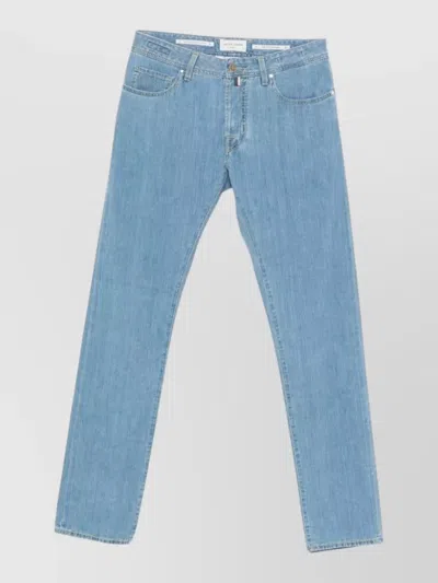 Jacob Cohen Slim Fit Jeans Five Pocket Design In Blue