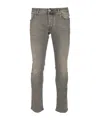 Jacob Cohen Slim Fit Jeans In Gray