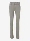 Jacob Cohen Nick Mid-rise Slim Jeans In Grey