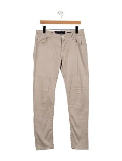 Pre-owned Jacob Cohen Slim Fit Jeans In Grey