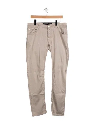 Pre-owned Jacob Cohen Slim Fit Jeans In Grey