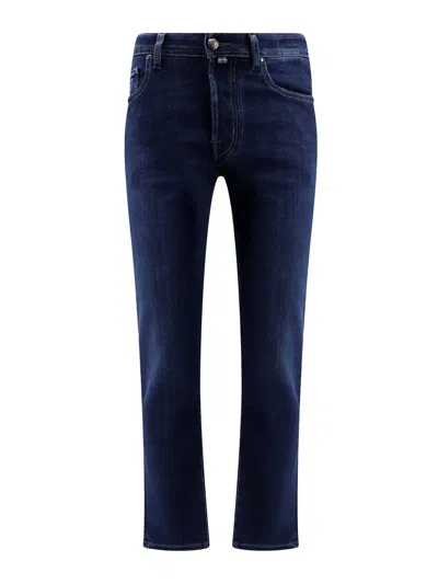 JACOB COHEN SLIM FIT JEANS WITH ICONIC HANDKERCHIEF