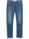 Jacob Cohen Slim Faded Effect Jeans With Belt Loops