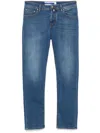 Jacob Cohen Straight Trousers Belt Loops In Blue