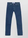 Jacob Cohen Belt Loop Denim Trousers In Blue