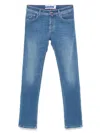 Jacob Cohen Slim Fit Nick Vintage Pants In Blue