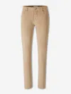 Jacob Cohen Button-fly Trousers In Brown