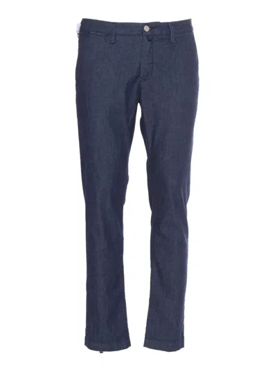 Jacob Cohen Slim Fit Pants Well In Blue