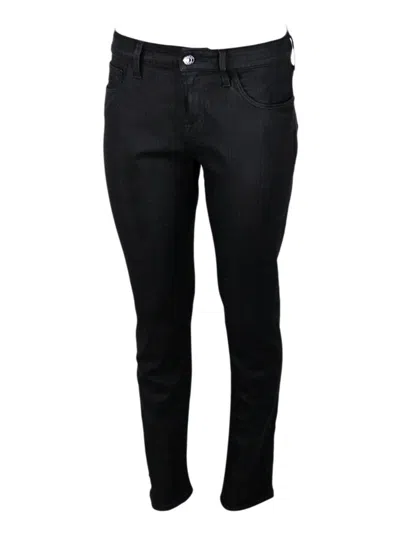 Jacob Cohen Slim Fit Trousers In Black