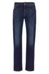 Jacob Cohen Slim Jeans With Back Patch Pockets In Blue
