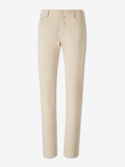 Jacob Cohen Slim Jeans In Neutral