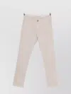 Jacob Cohen Slim Waist Denim Trousers With Pockets In Gray