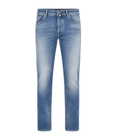 Jacob Cohen Slim-fit Washed Jeans In Blue