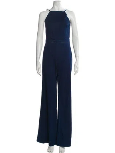 Pre-owned Jacob Cohen Square Neckline Jumpsuit In Blue