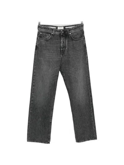 Jacob Cohen Straight Five-pocket Trousers In Blue