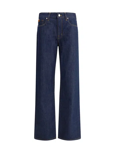 Jacob Cohen Hailey 5 Pockets Relaxed Waist & Leg In Dark Blue