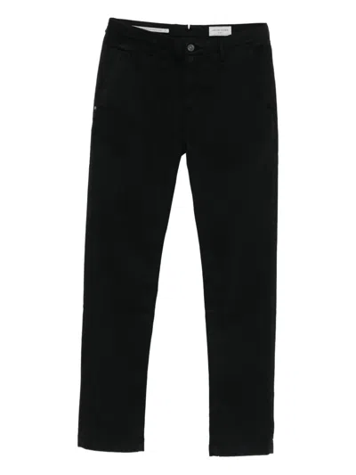 Jacob Cohen Straight-leg Button-closure Trousers In Black